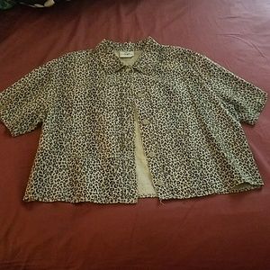 Nordstroms Vintage Cheetah Short Top
